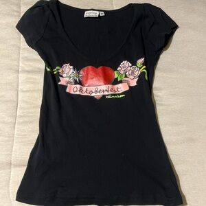 Black Y2K Oktoberfest baby T #y2k #babyt